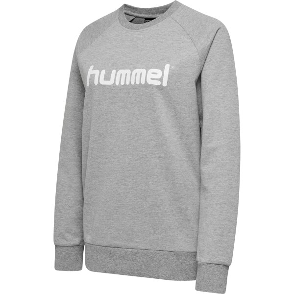 hummel Hmlgo Cotton Logo Sweatshirt - Damen - grey melange