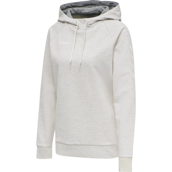 hummel Hmlgo Cotton Hoodie - Damen - egret melange
