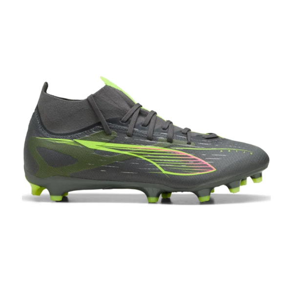 Puma Ultra 5 Match+ FG/AG Herrem - dunkelgrau/gelb